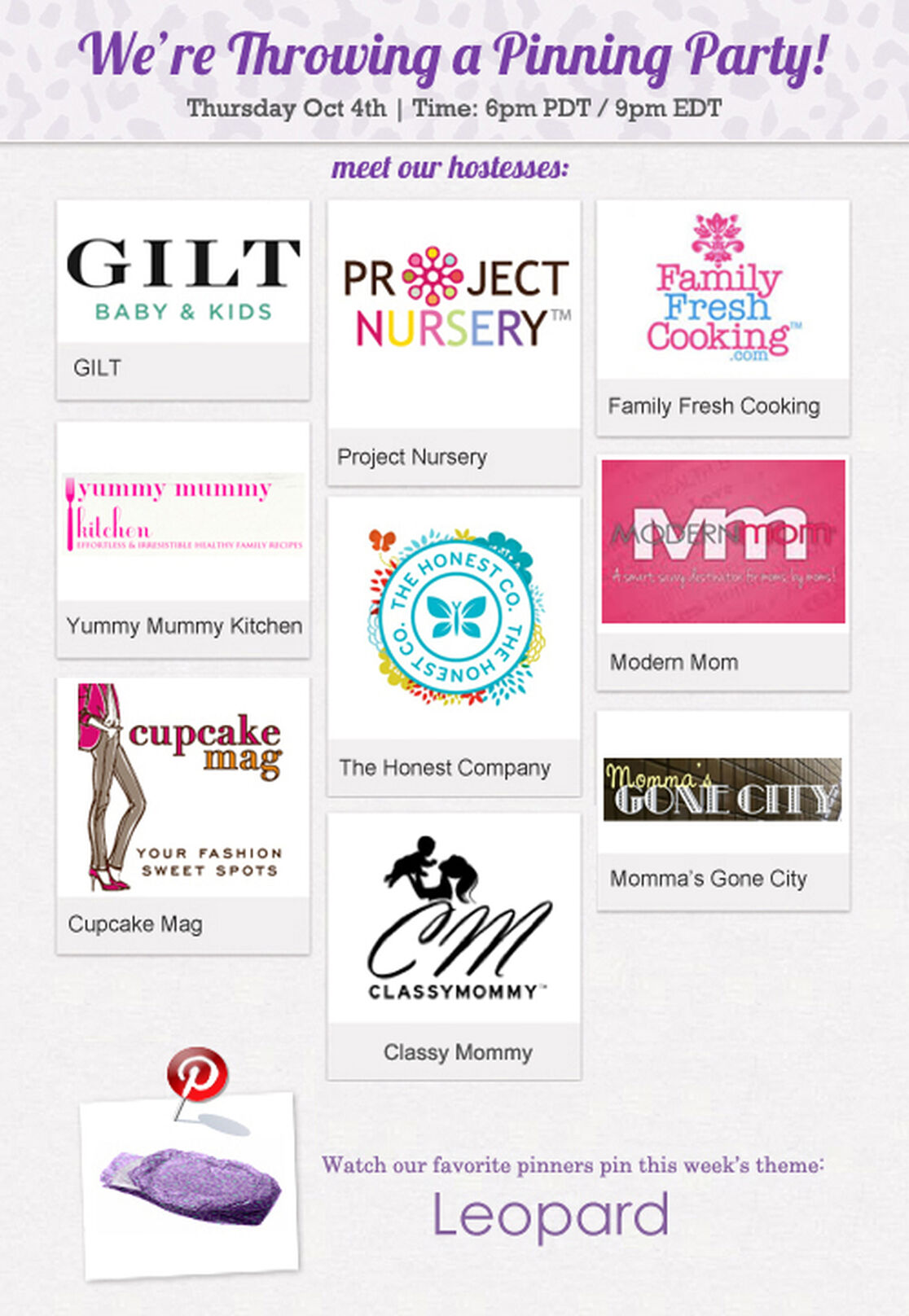 Pin to Win! A Pin Party Celebrating our New Leopard Diaper Design