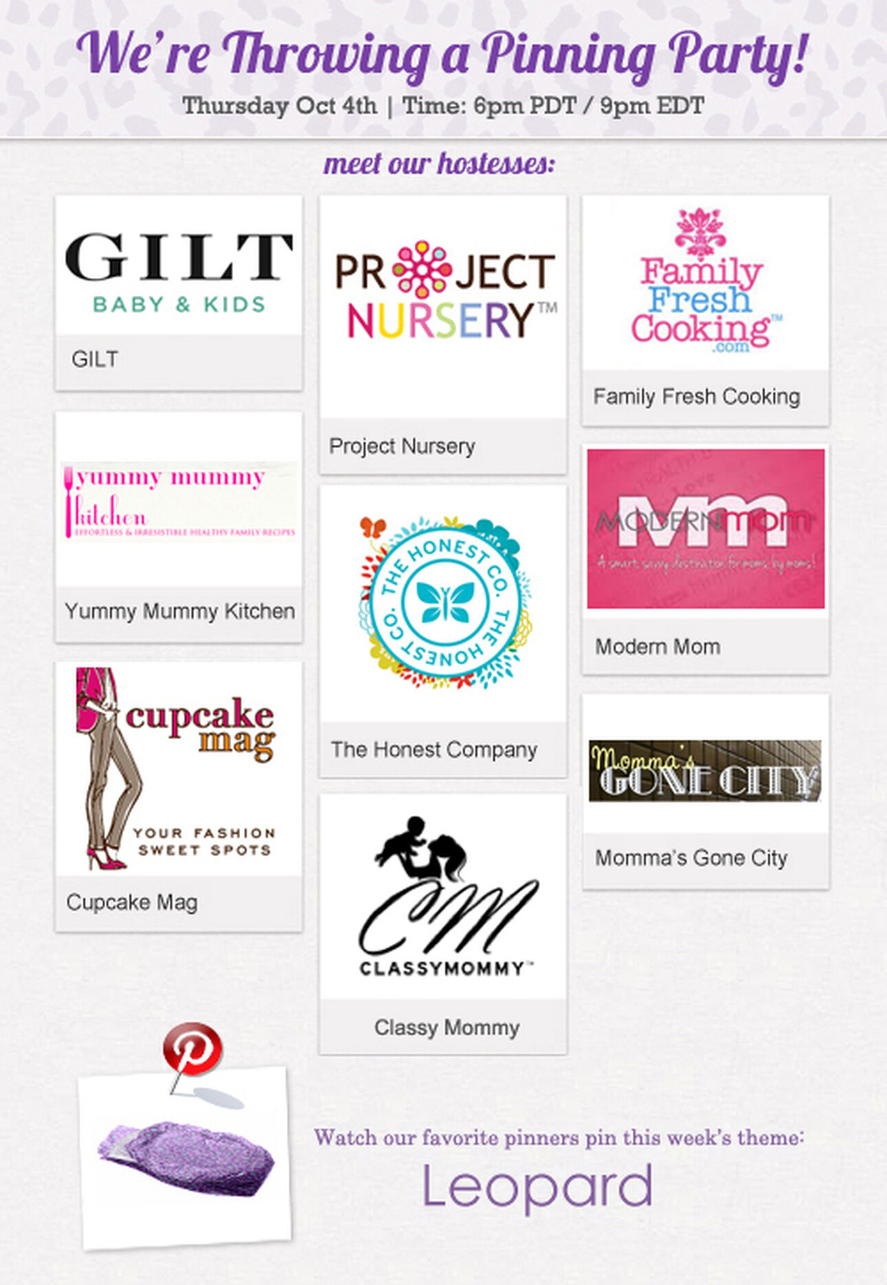 Pin to Win! A Pin Party Celebrating our New Leopard Diaper Design Honest