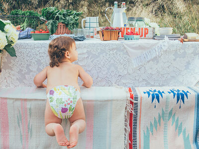 Behind the Scenes of Our Spring Diaper Shoot: Meet Michelle