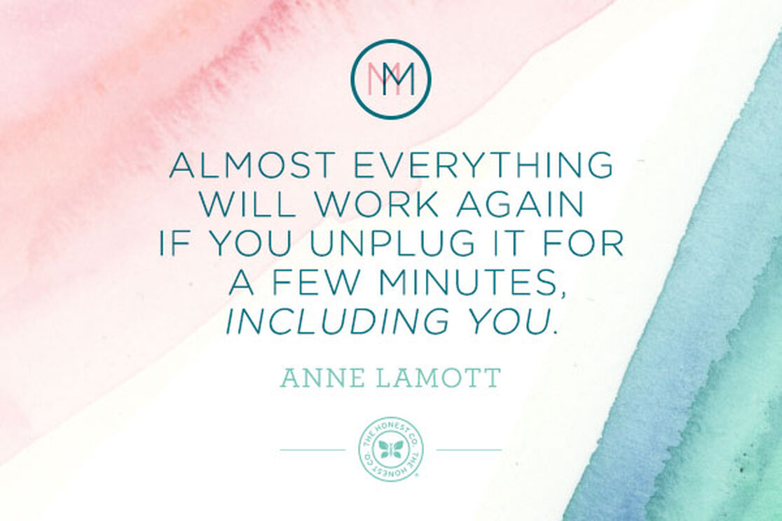 Mindful Monday: Anne Lamott on Unplugging
