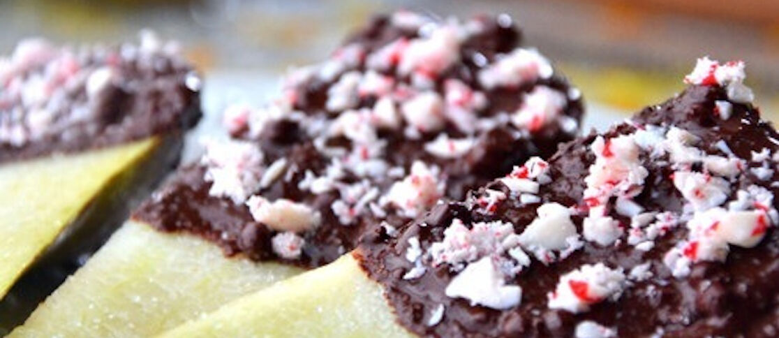 Sweet Valentine: Dark Chocolate Mint Pears