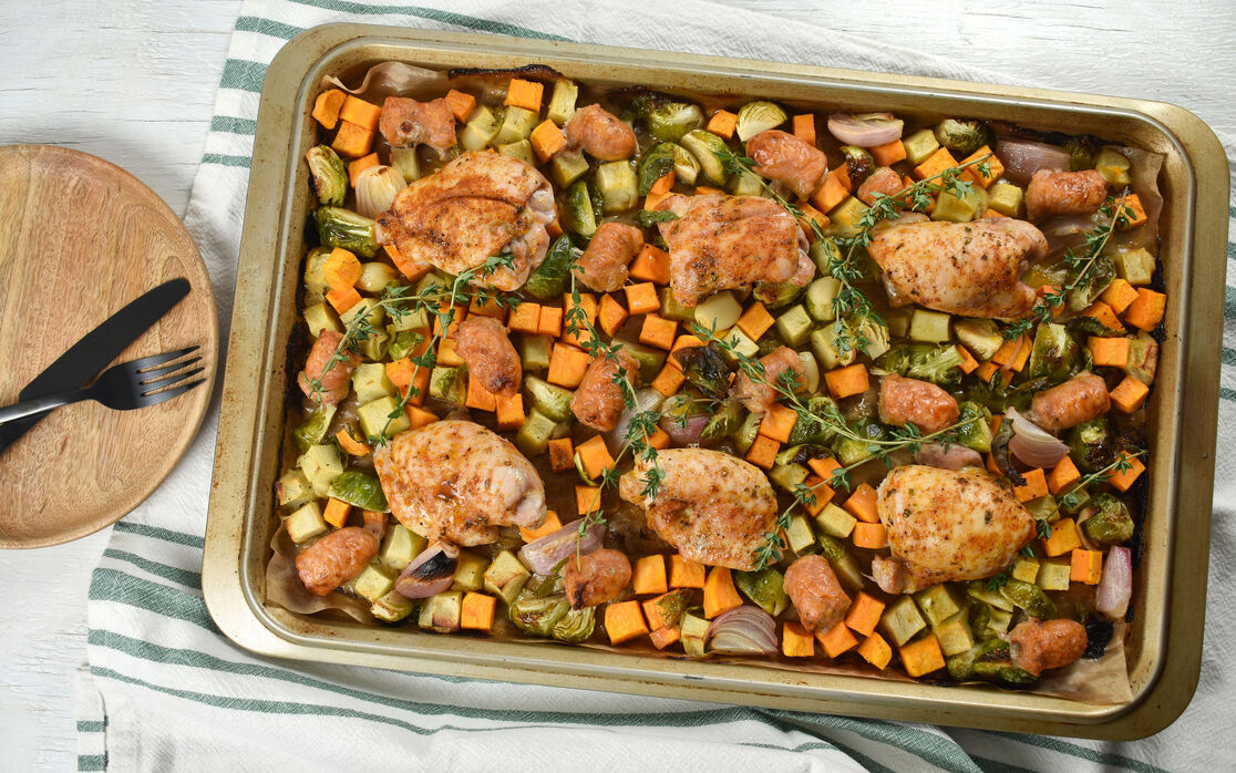 Ayesha Curry's Easy Sheet Pan Chicken Recipe