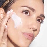 Jessica Alba using sensitive skin collection