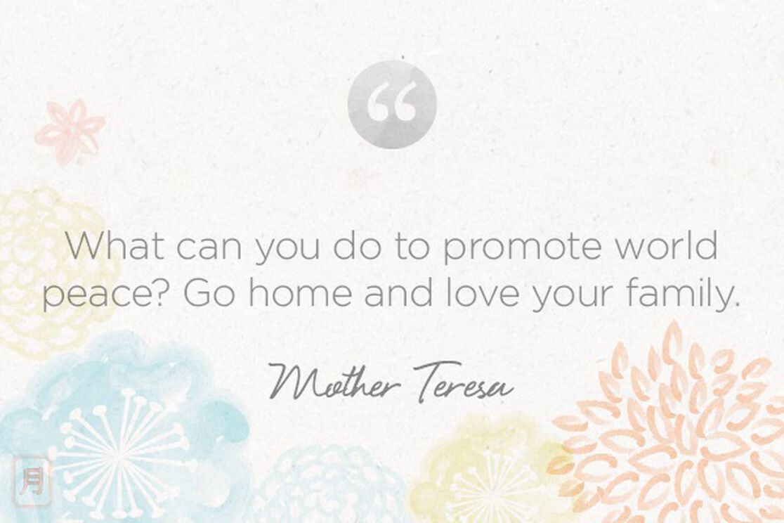 Monday Meditation: Mother Teresa on Family