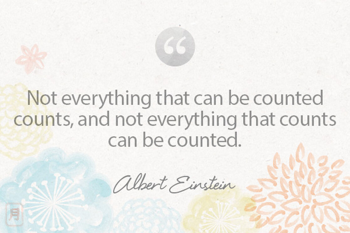 Monday Meditation: Einstein on What Counts