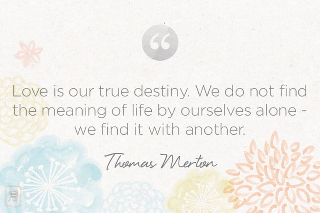 Monday Meditation: Merton on Finding Love