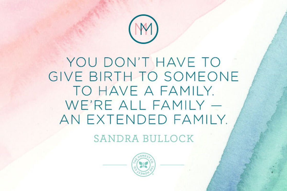 Mindful Monday: Sandra Bullock on Family