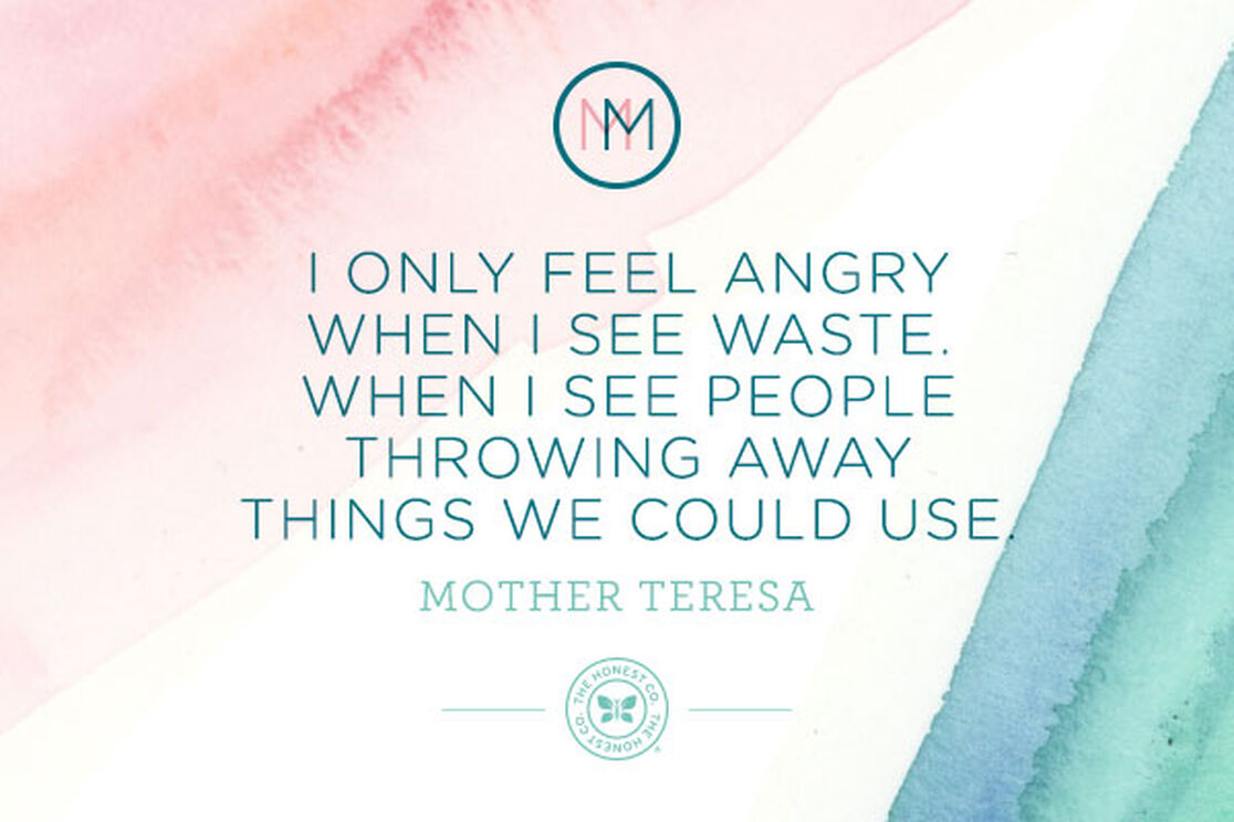 Monday Meditation: Mother Teresa on Waste