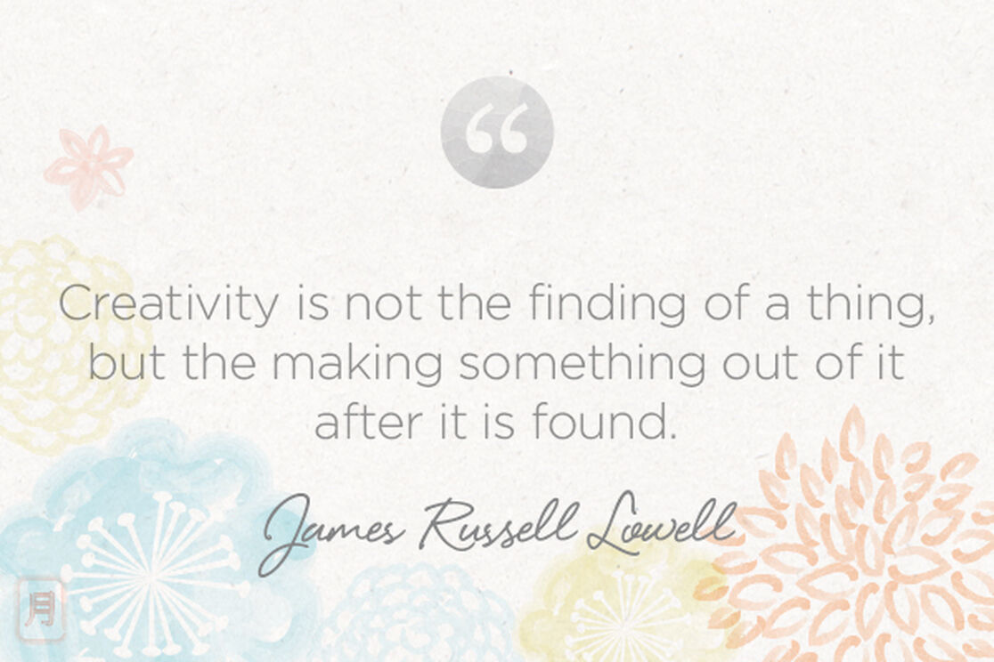 Monday Meditation: Lowell on Creativity