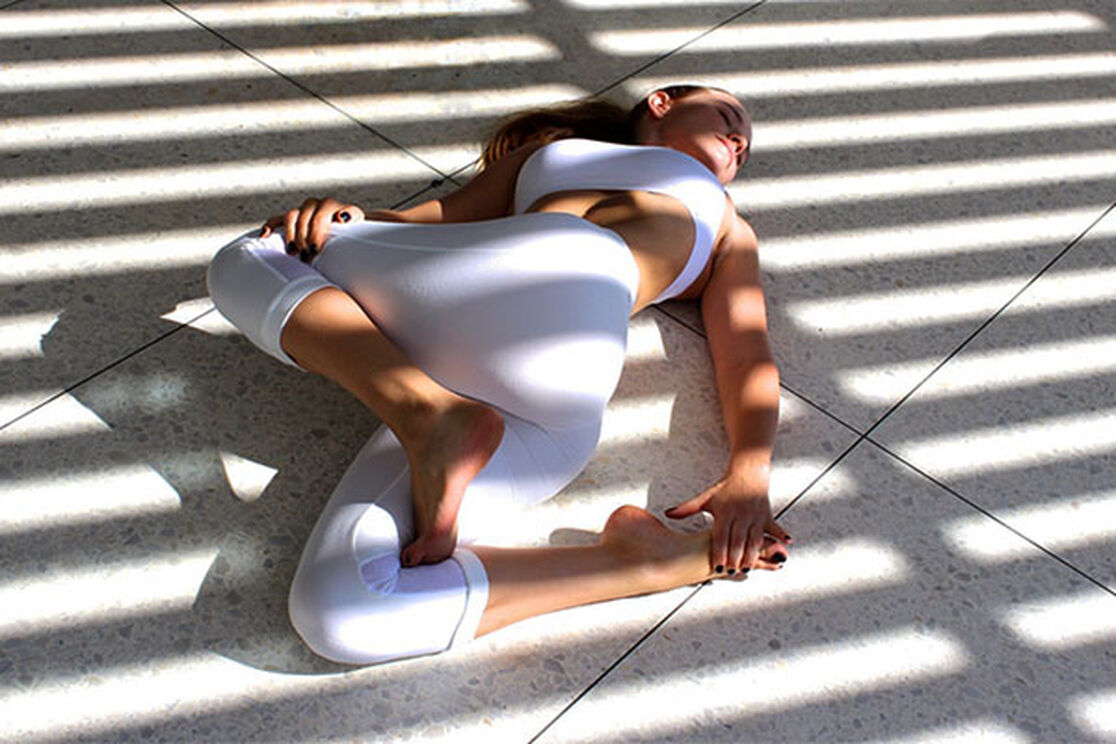 Pause & Pose: Reclined Spinal Twist