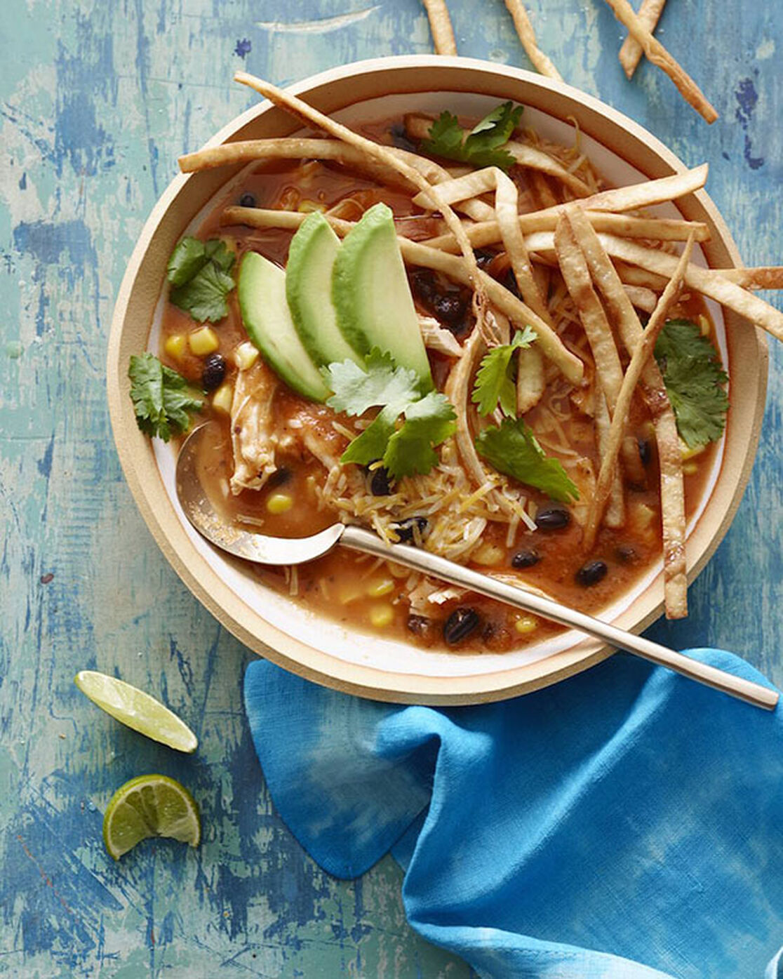 Celebrate National Soup Month with Turkey Tortilla Soup