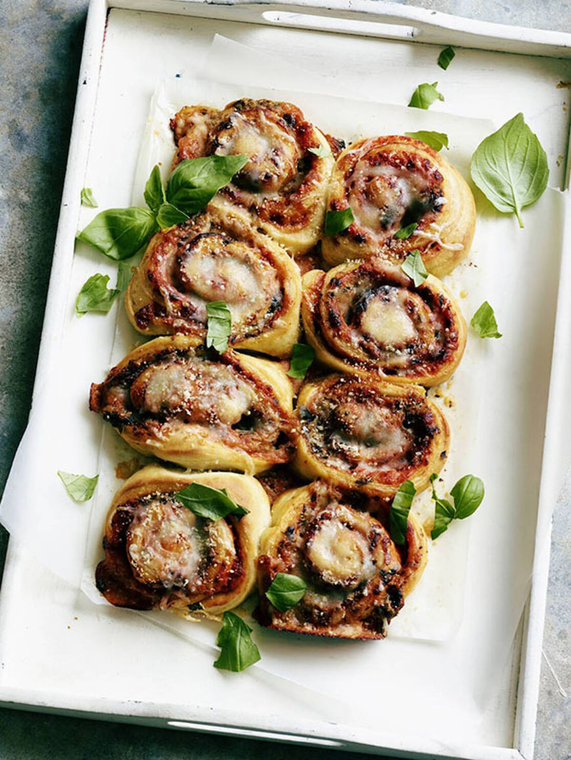 Kid-Friendly Favorite: Tomato Basil Pizza Rolls