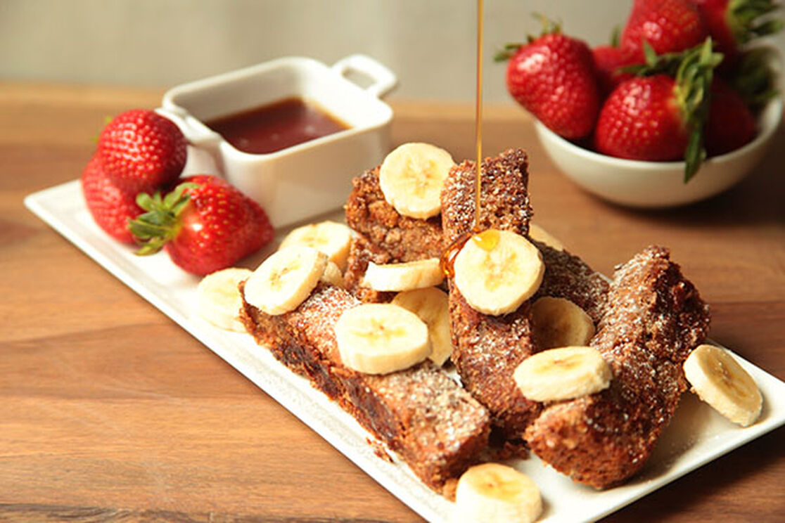 Weekend Brunch: Vegan Banana Bread French Toast