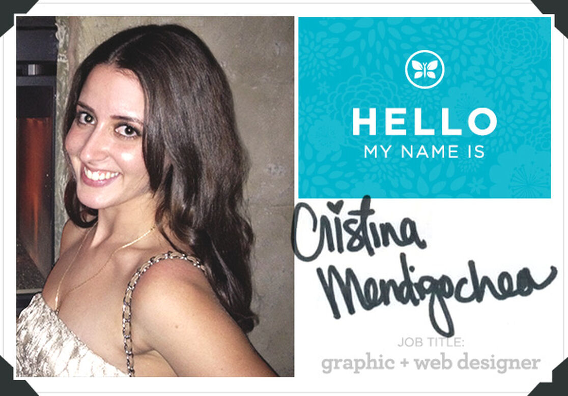 Meet Graphic + Web Designer Cristina Mendigochea