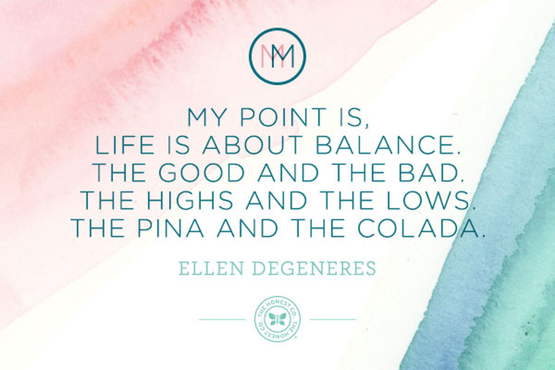 Mindful Monday: Ellen Degeneres on Balance