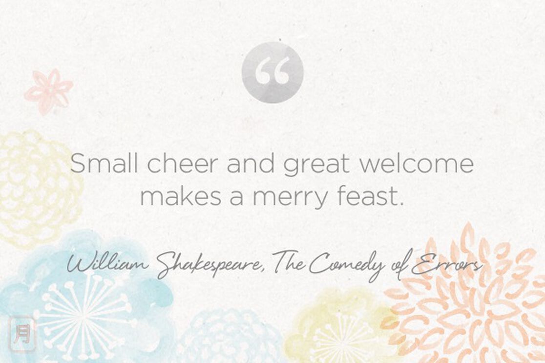 Monday Meditation: Shakespeare on Making Merry