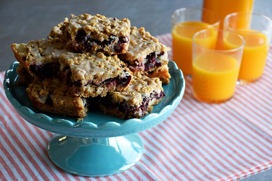 Cranberry Orange Breakfast Bars