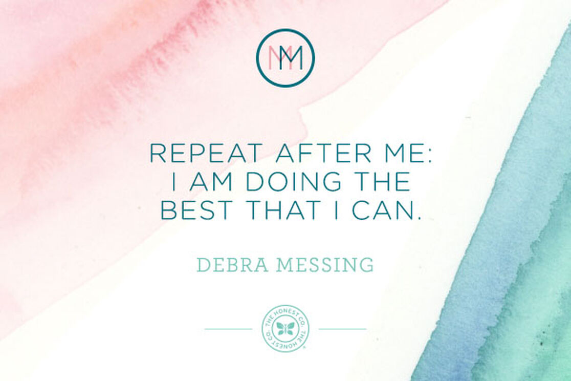 Mindful Monday: Some Encouragement from Debra Messing