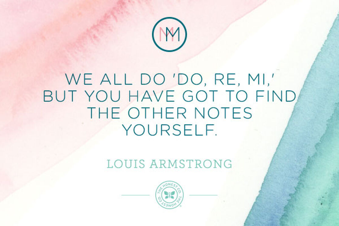 Mindful Monday: Louis Armstrong on Singing Your Own Song