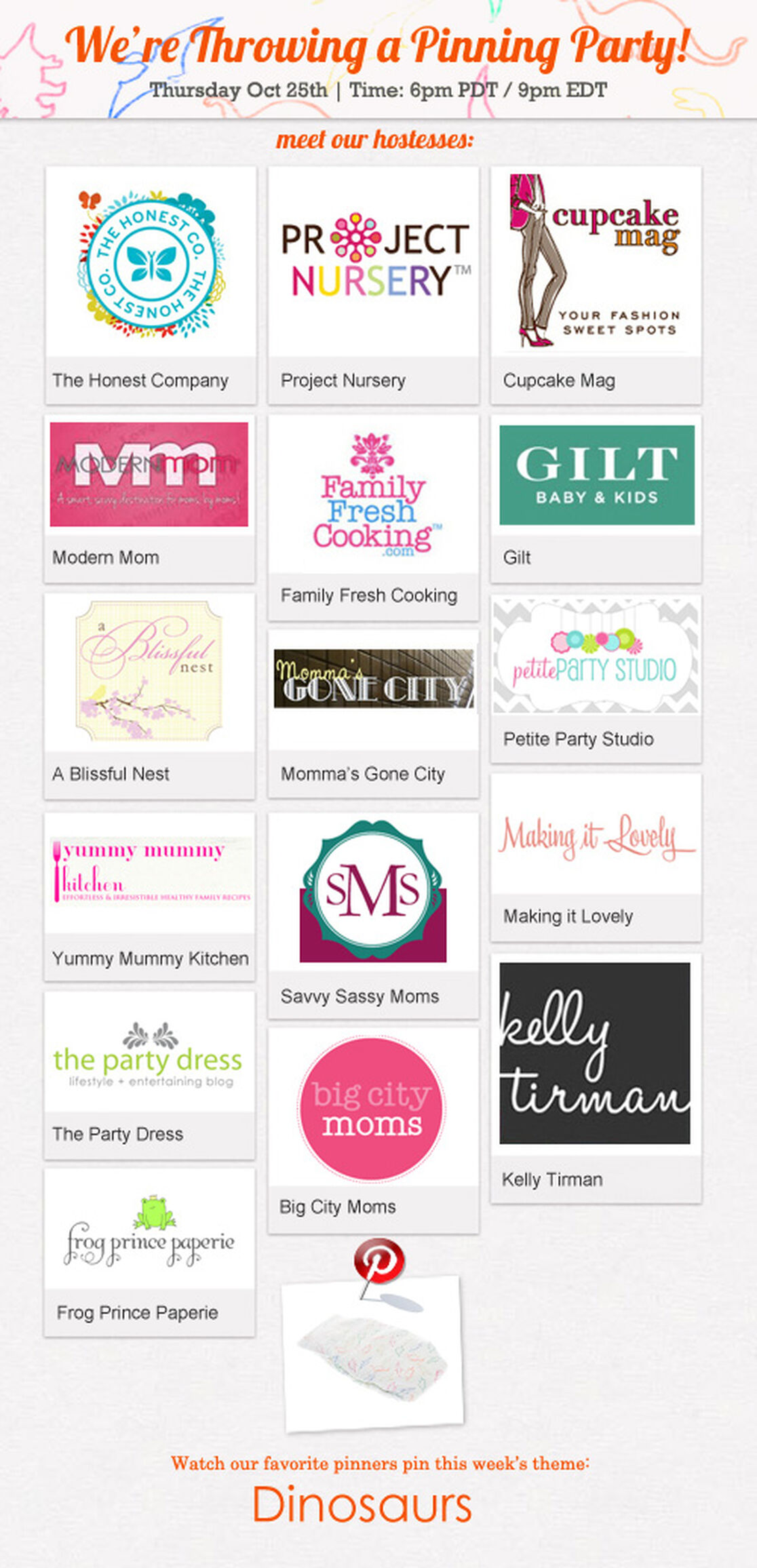 Join Our Dino Pin Party for a Roaring Good Time