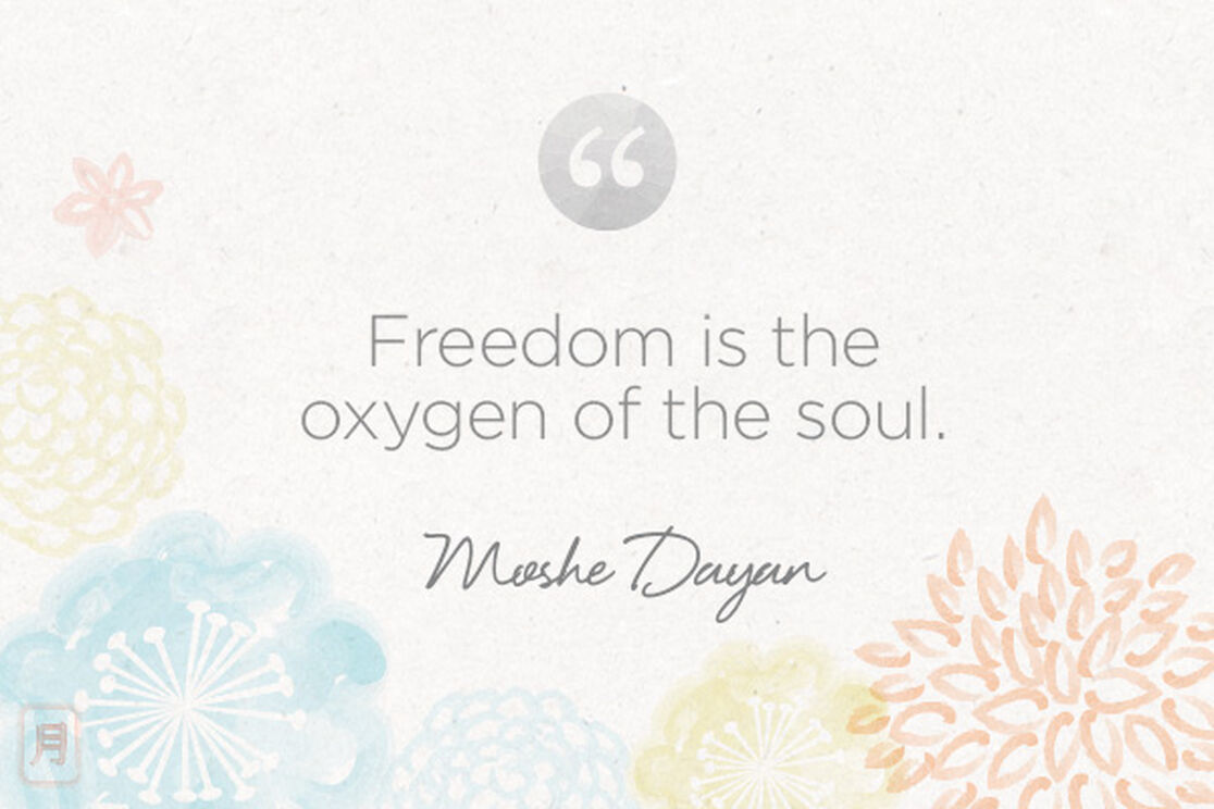 Monday Meditation: Dayan on Freedom