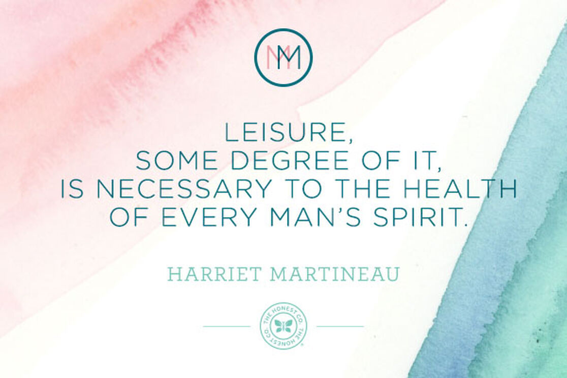 Mindful Monday: Harriet Martineau on Leisure