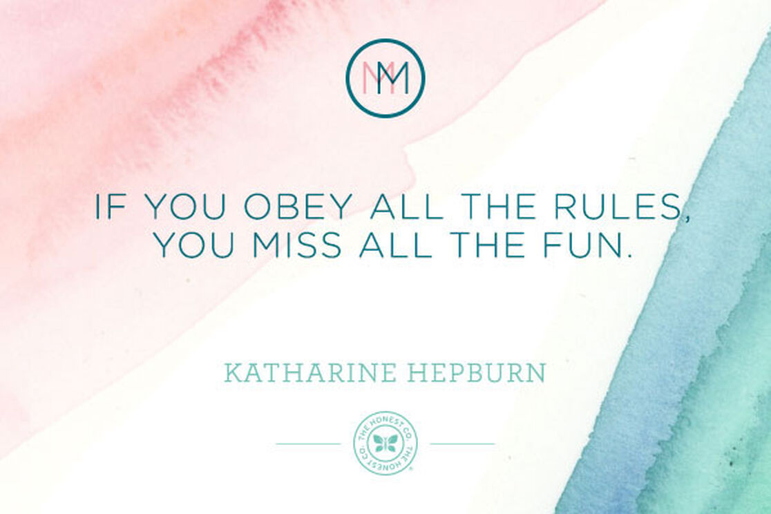 Katharine Hepburn on Following the Rules