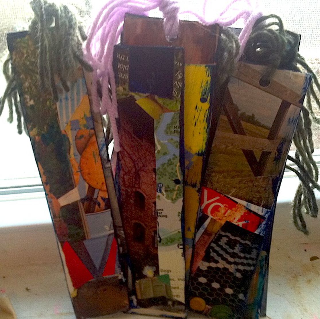 Recycling Crafty Fun with DIY Bookmarks