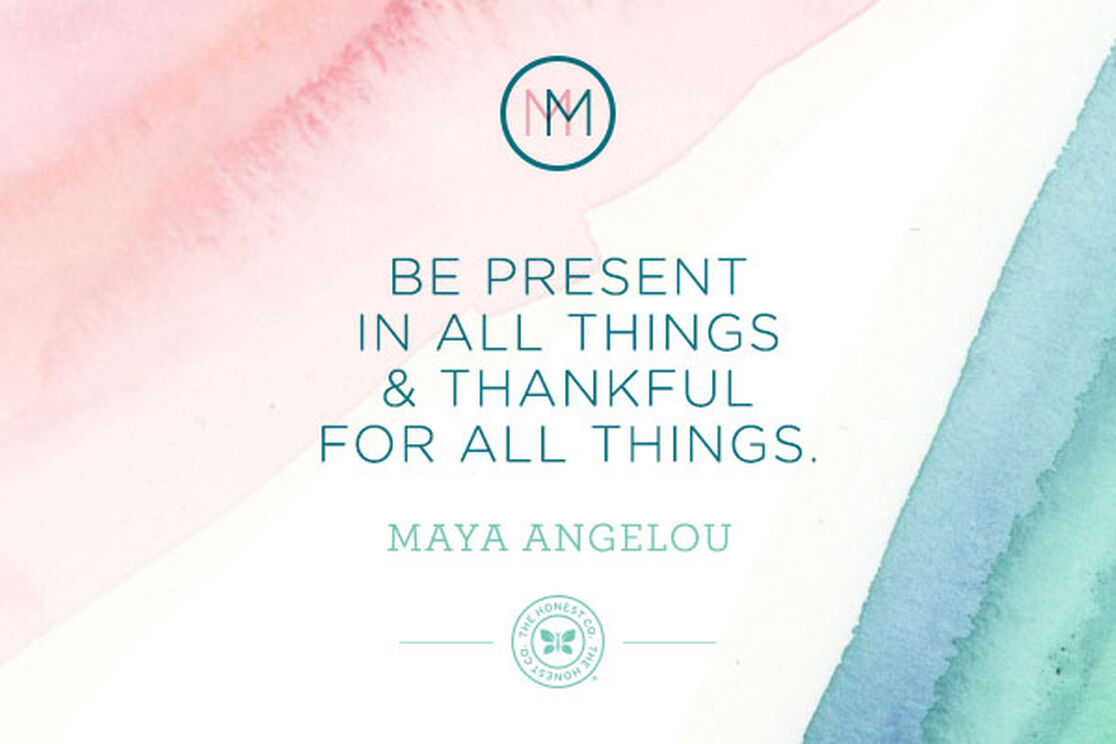 Mindful Monday: Maya Angelou on Being Thankful