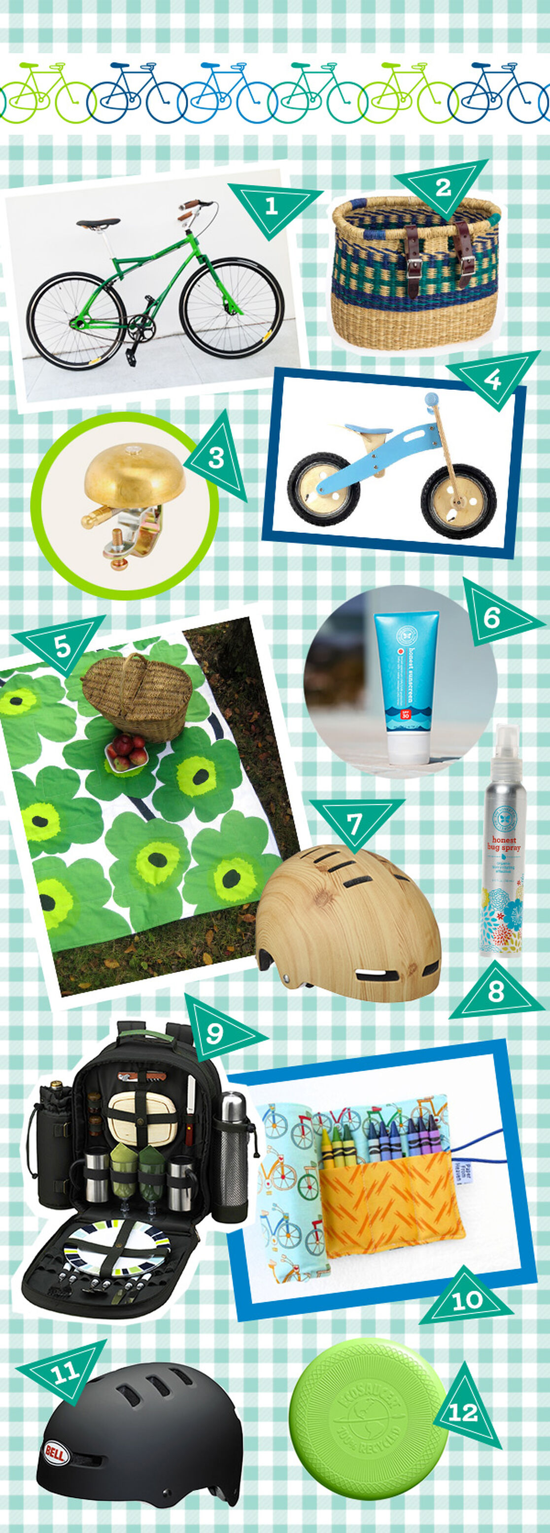 12 Must Haves for Going on a Bike Picnic