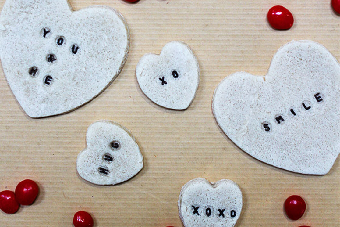 Show the Love: DIY Conversation Heart Magnets