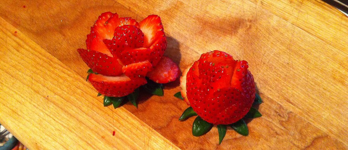 Sweets for Your Sweet: Strawberry Roses & Chocolate Desserts