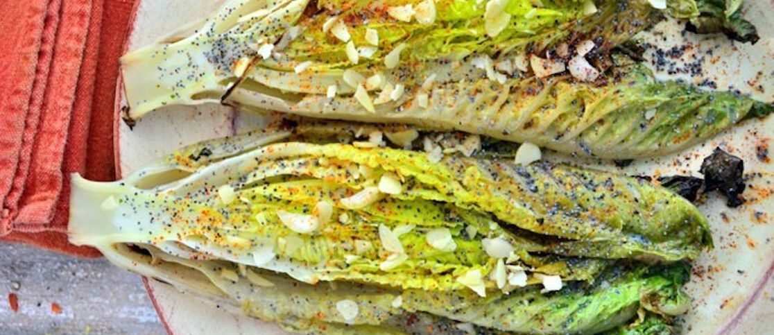 Summertime Grilled Romaine