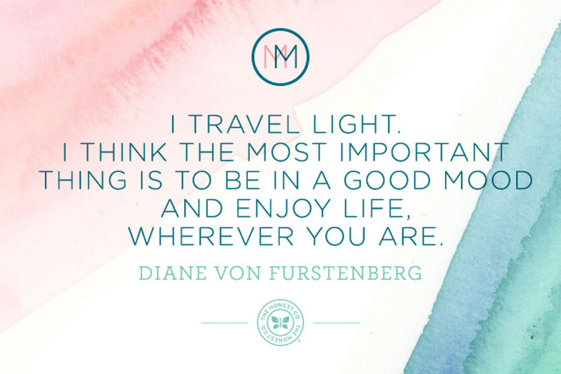 Mindful Monday: DVF on Traveling Light