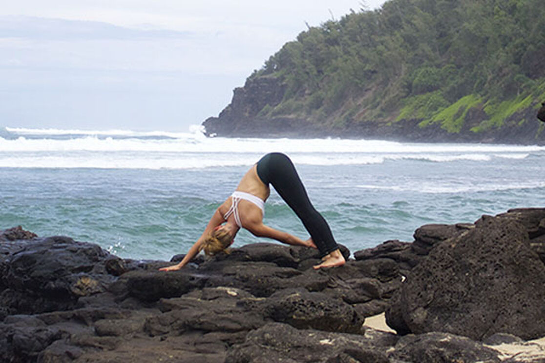 Pause & Pose: Twisted Down Dog