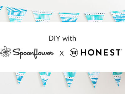 Craft a No-Sew Pennant Banner for Baby Showers
