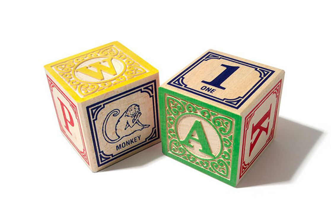 Friday Finds: Wooden Alphabet Blocks
