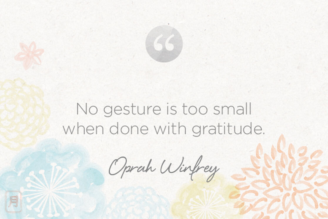 Monday Meditation: Oprah on Small Gestures