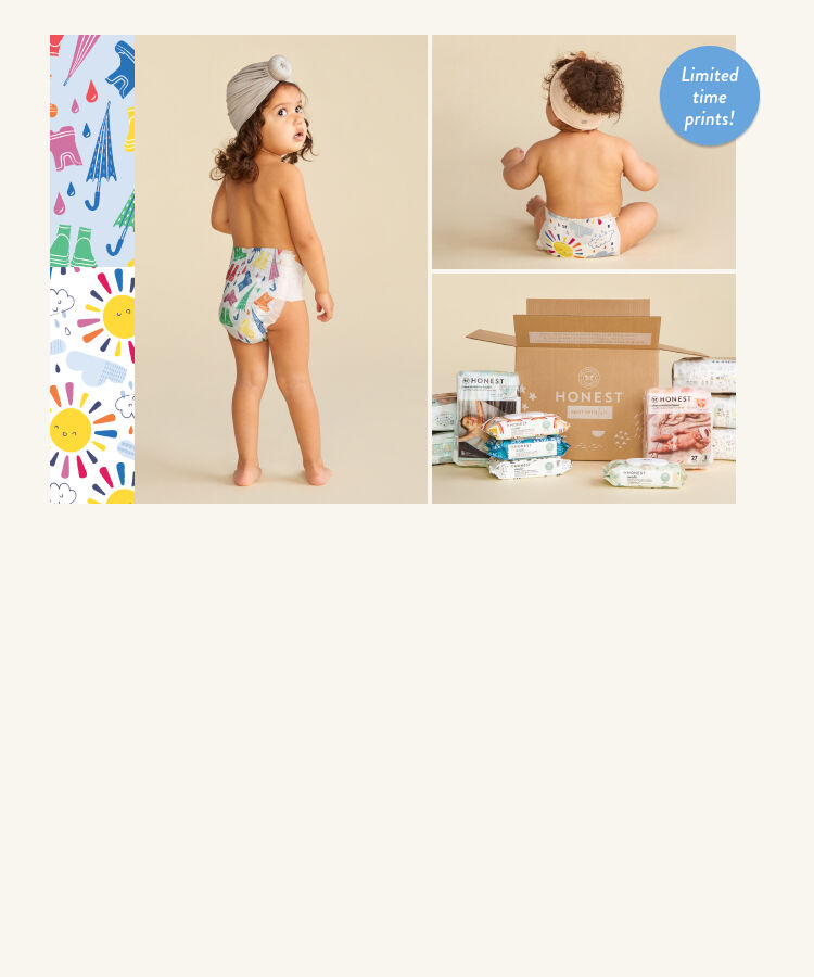 baby in box of diapers