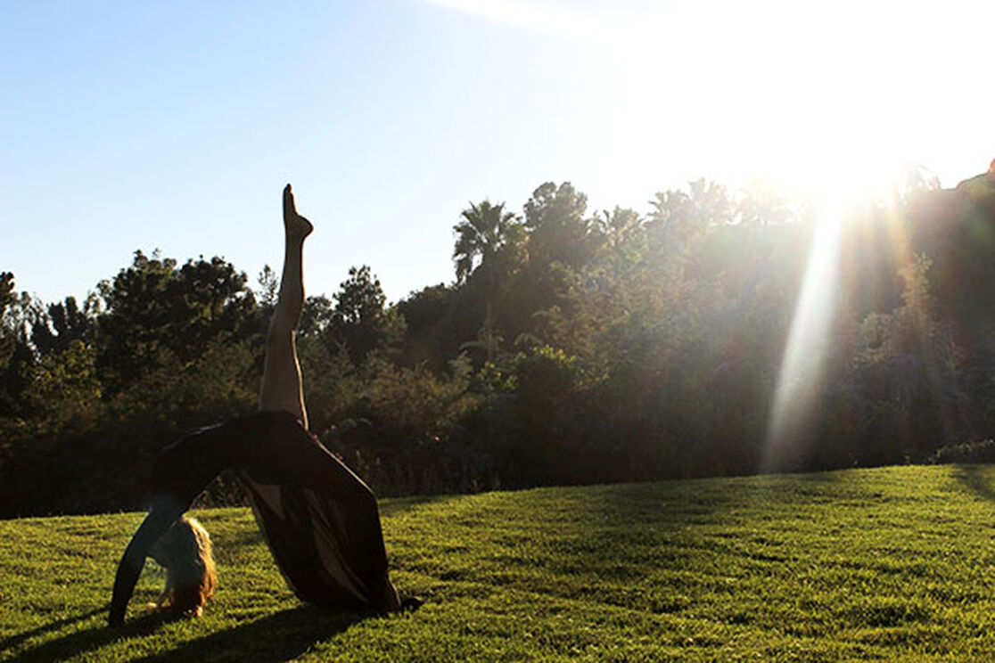 Pause & Pose: One-Legged Upward Bow Pose