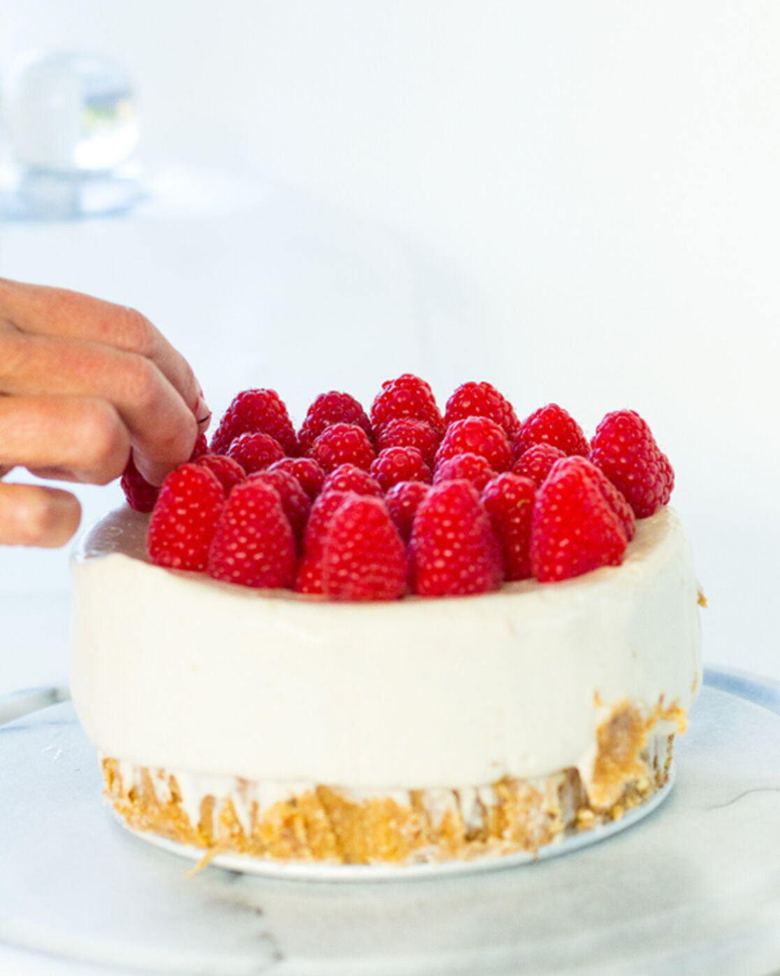 This Vegan Cheesecake is Perfect for a 4th of July Party