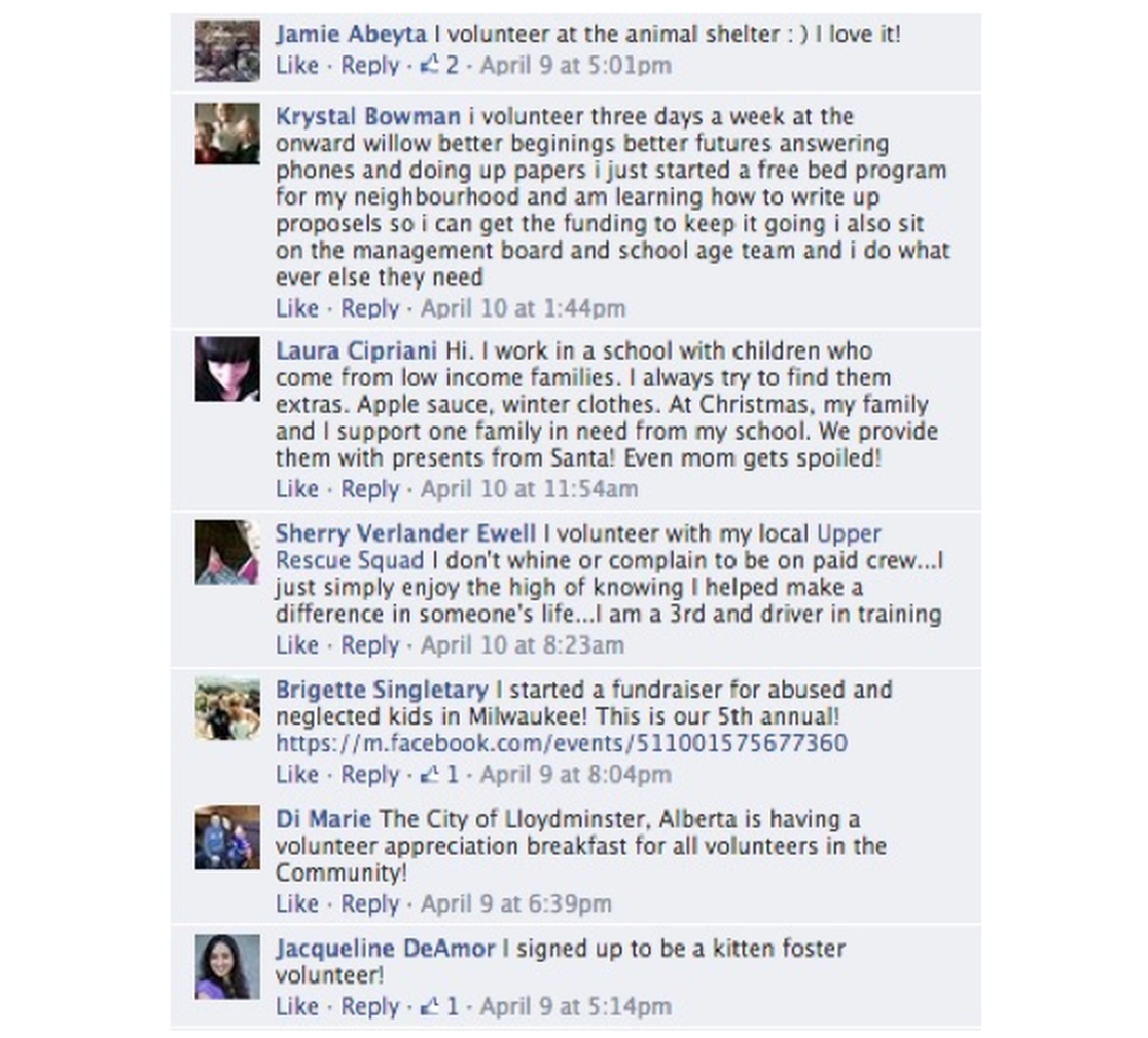 Celebrating National Volunteer Week Together