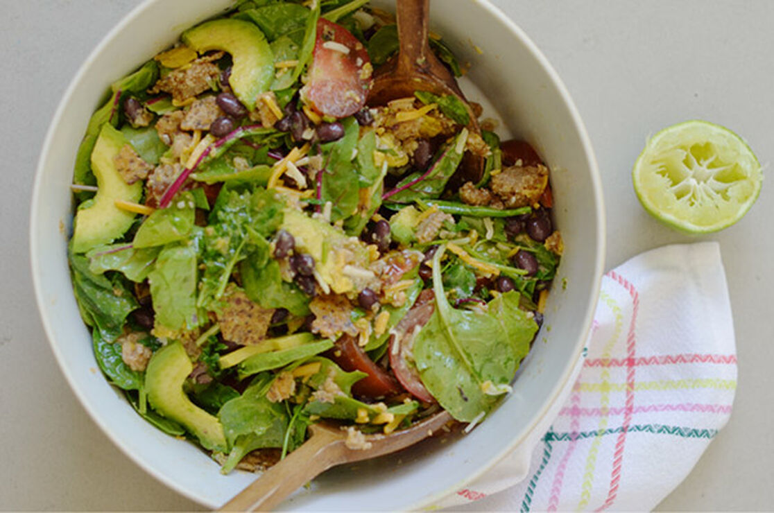 Taco Time! Taco Salad Recipe + Meatless How-To