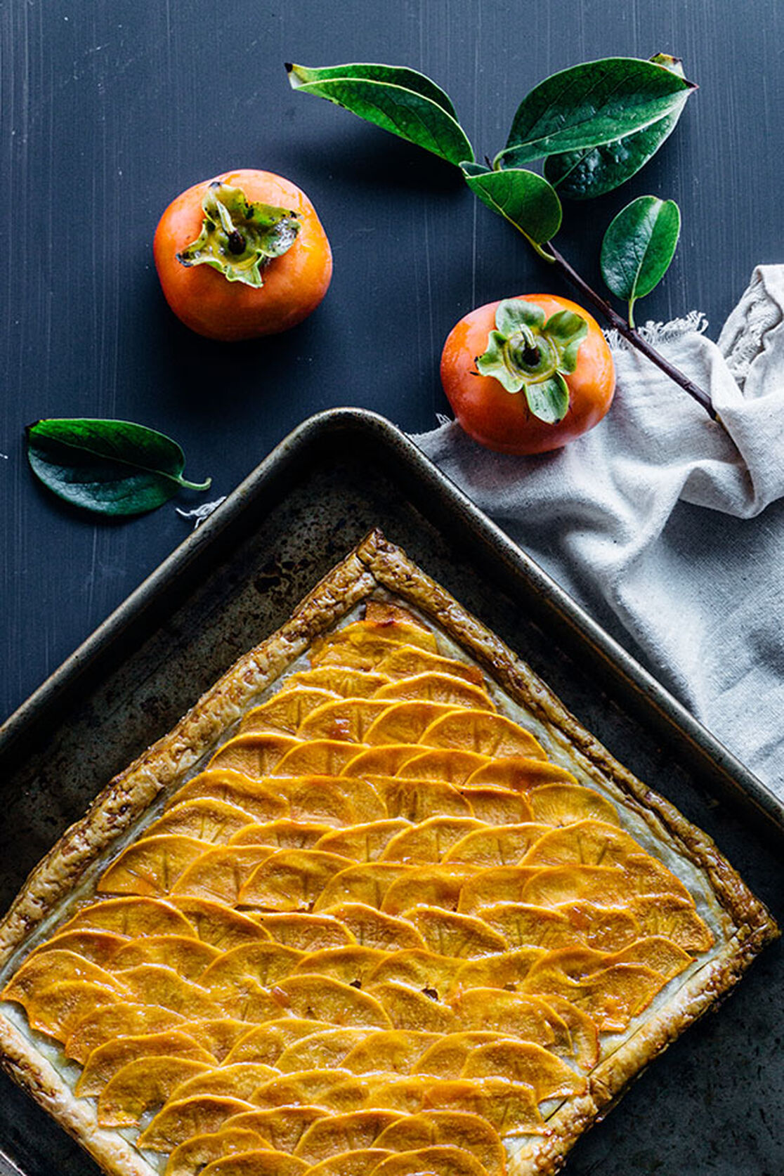 Simple & Seasonal: Pretty Persimmon Tart