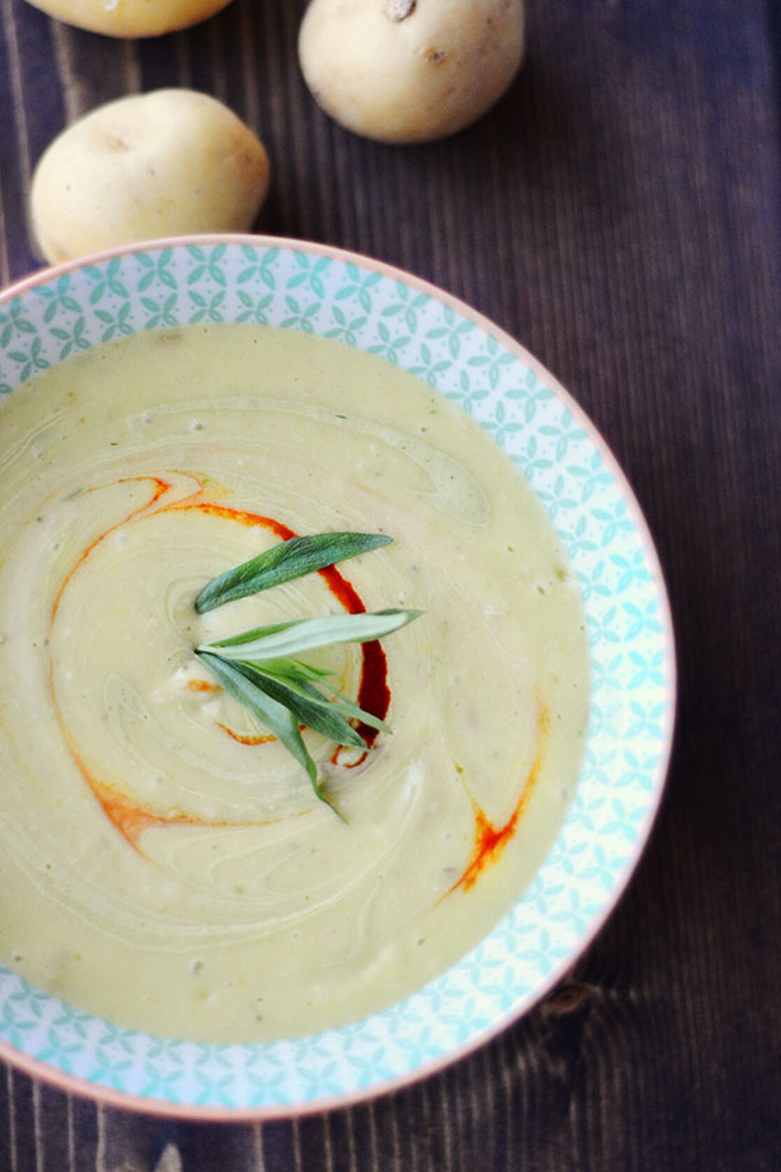 Rich + Creamy Vegan Potato Soup