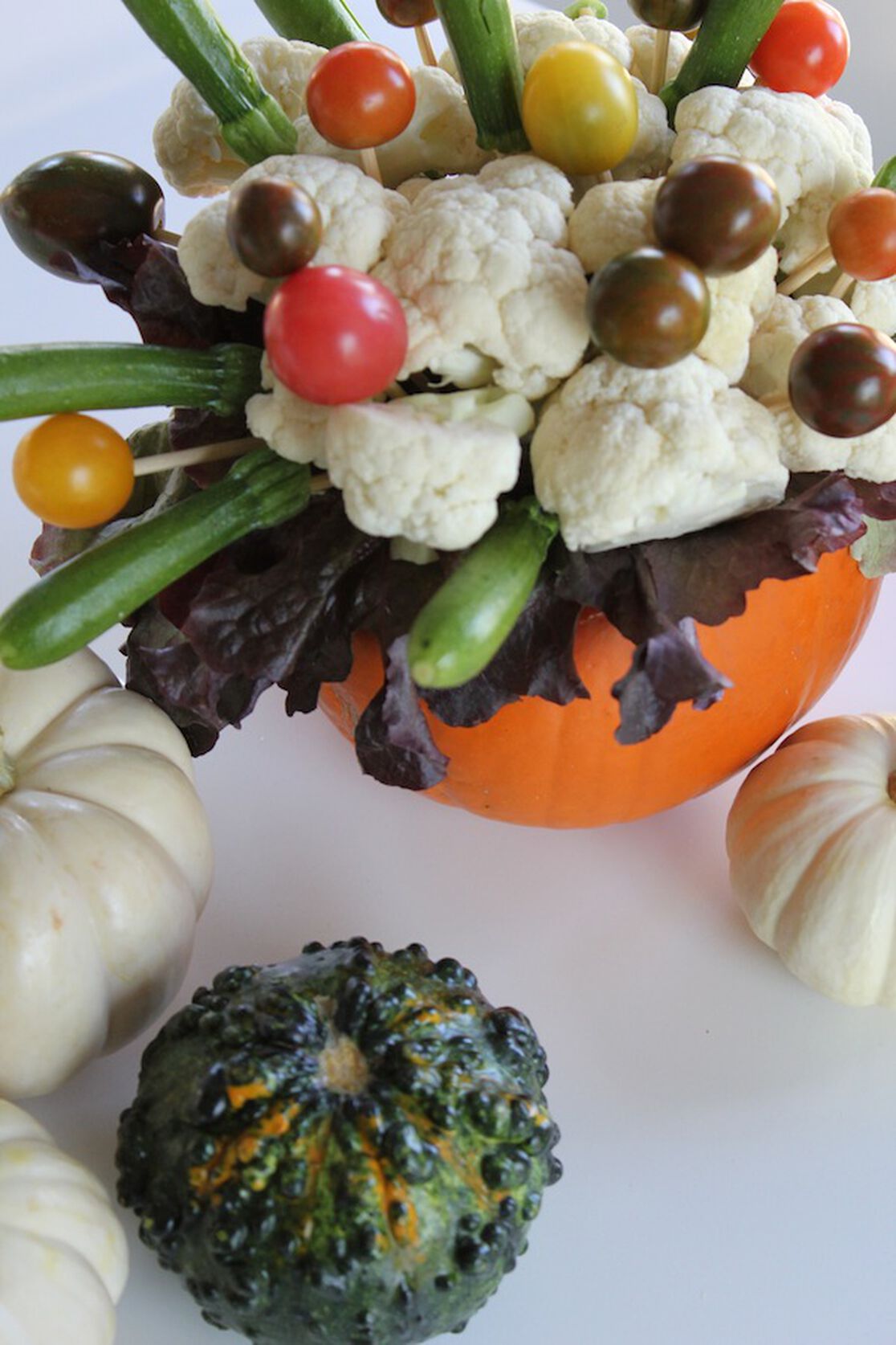 Edible Pumpkin Centerpieces for Your Party Table
