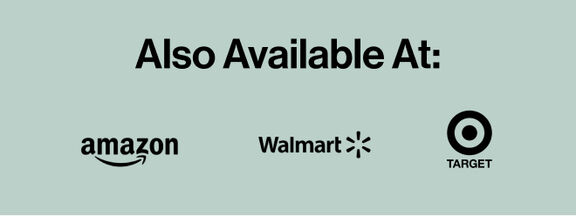 Also available at Amazon, Walmart, and Target
