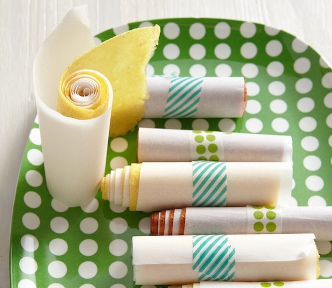 Lunch with Weelicious: Veggie Tortilla Roll-Up + Peach Fruit Leather