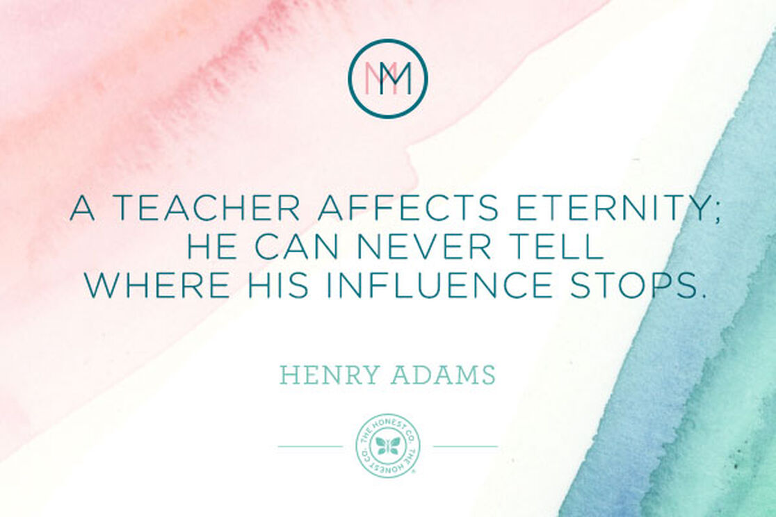 Henry Adams on Teacher Appreciation