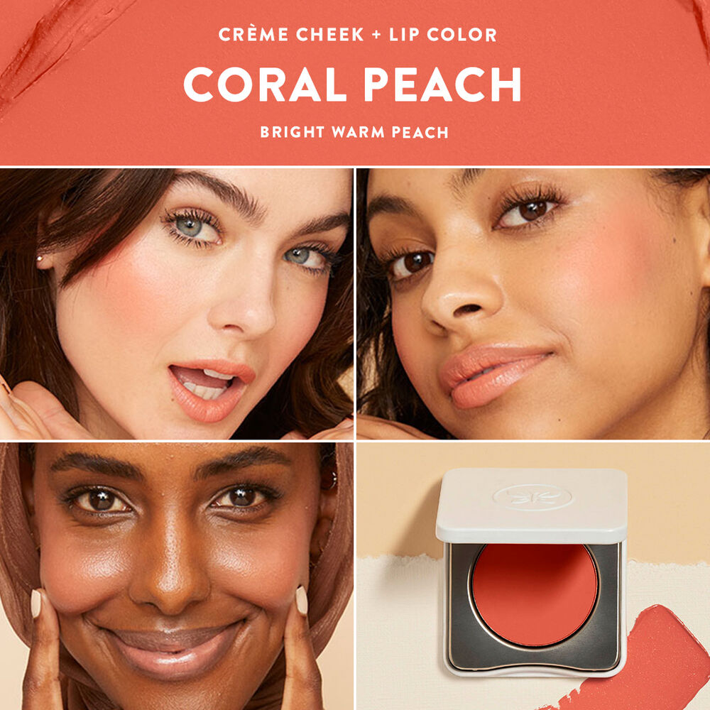 Creme Cheek + Lip Color, Coral Peach
